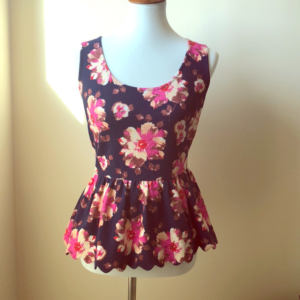 Anthropologie Peplum Top